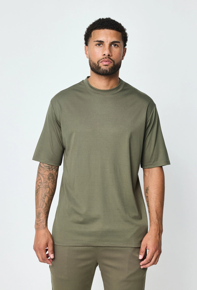 T-shirt uni à manches courtes