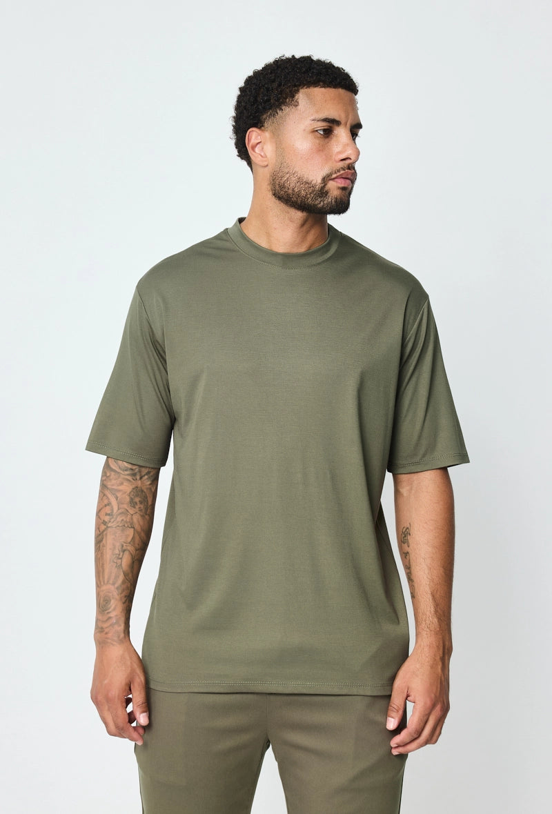T-shirt uni à manches courtes