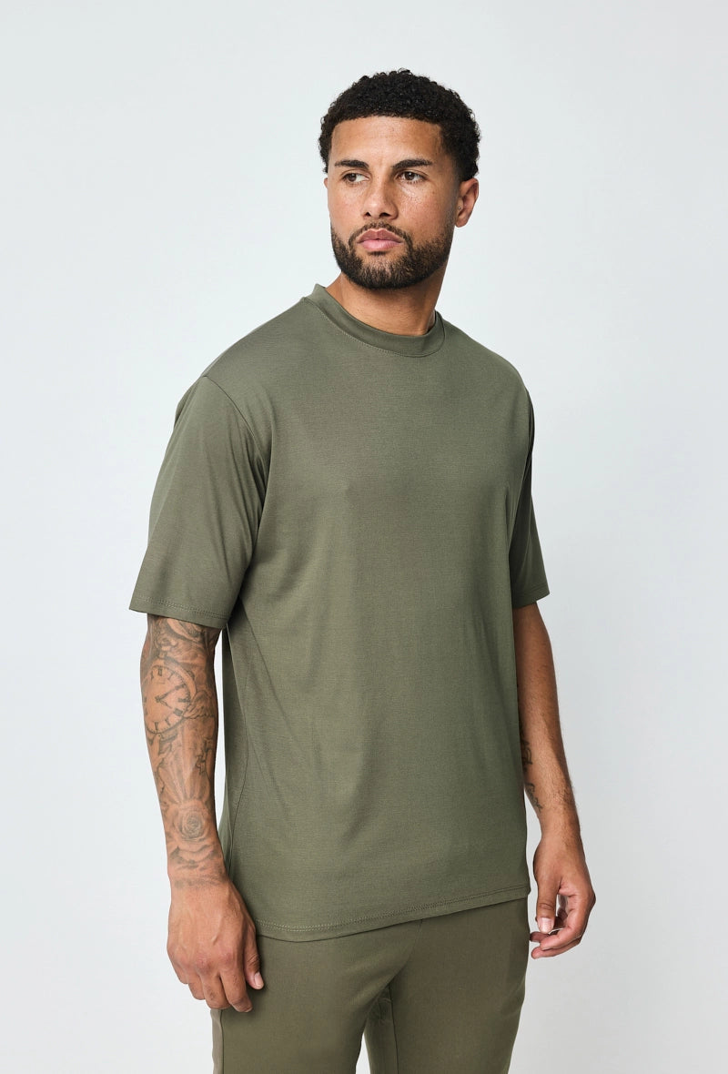 T-shirt uni à manches courtes
