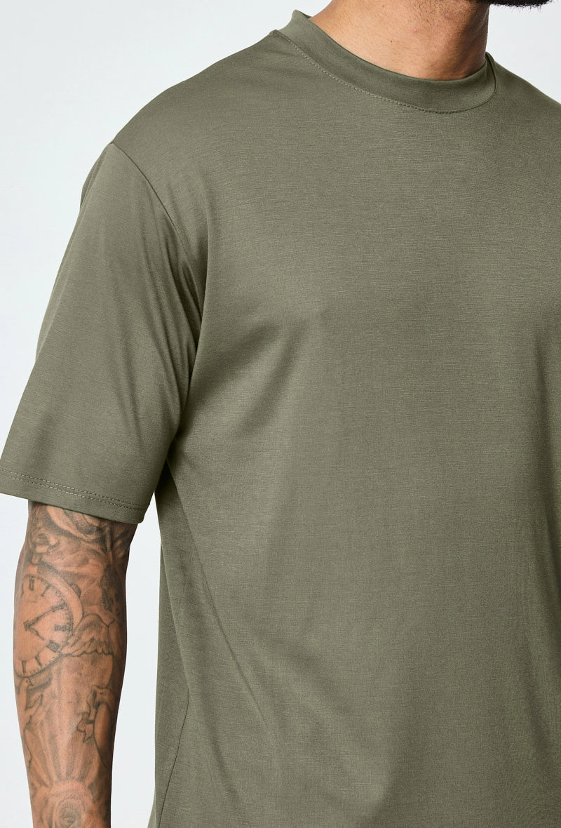T-shirt uni à manches courtes