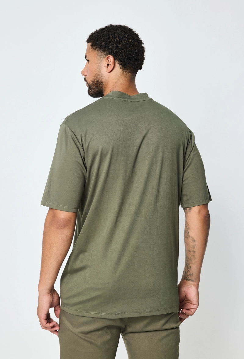 T-shirt uni à manches courtes