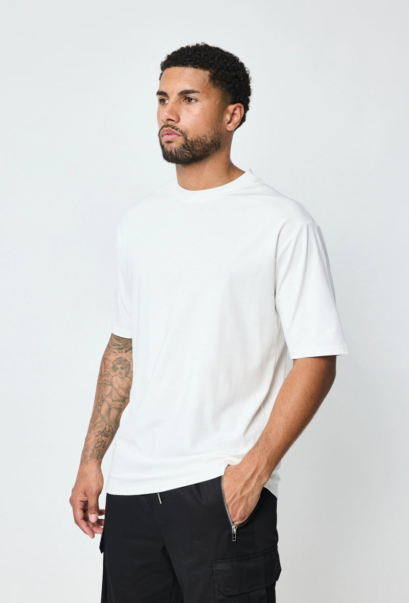 T-shirt uni à manches courtes