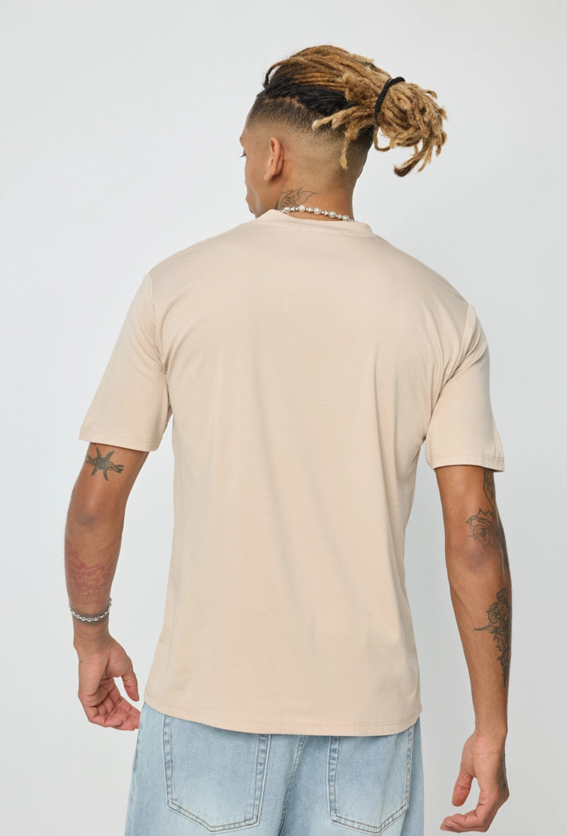 T-shirt uni à manches courtes