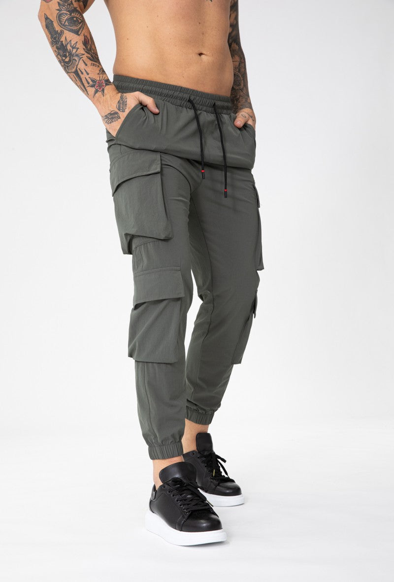 Multi-pocket jogging pants