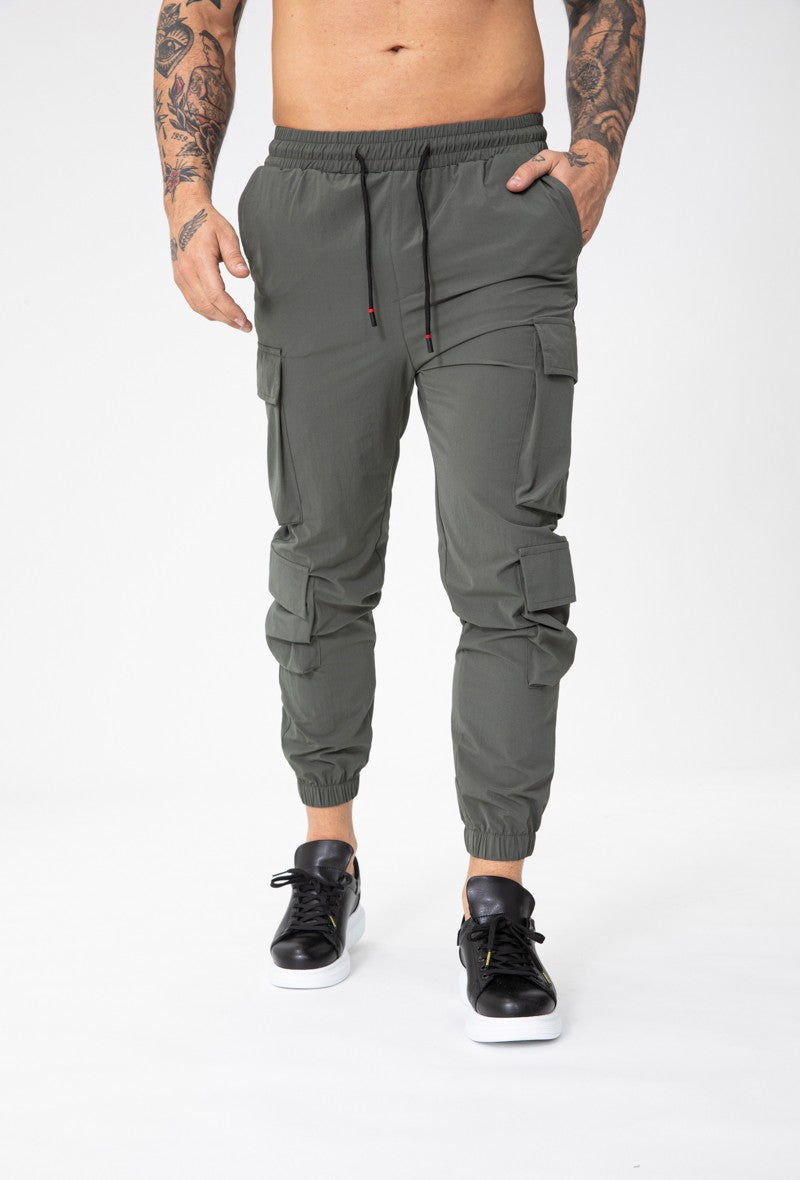 Multi-pocket jogging pants