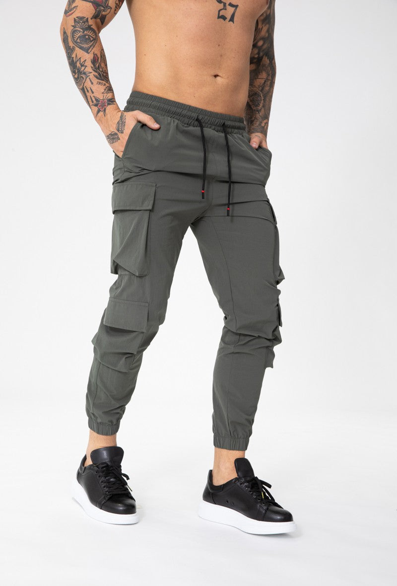 Multi-pocket jogging pants