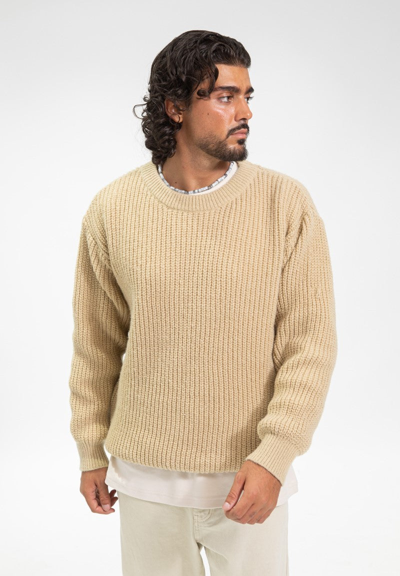 Pull maille épaisse cotelée - Frilivin