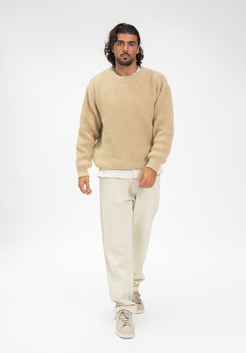 Pull maille épaisse cotelée - Frilivin