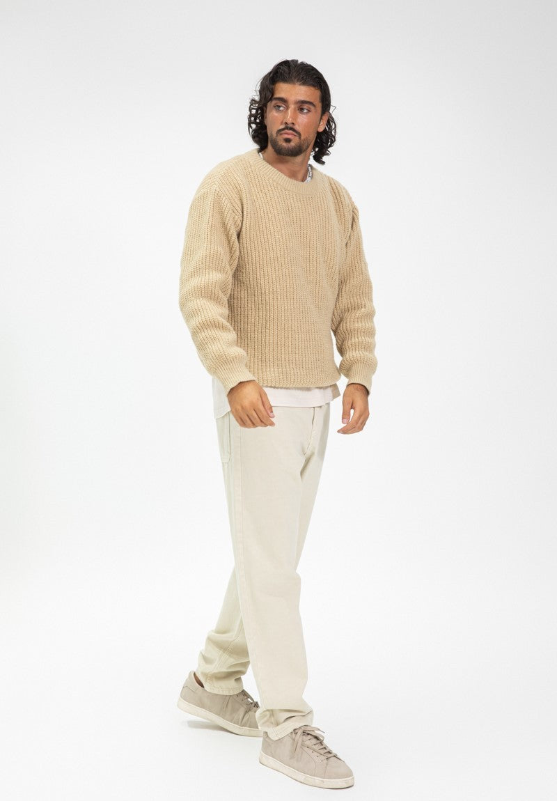 Pull maille épaisse cotelée - Frilivin