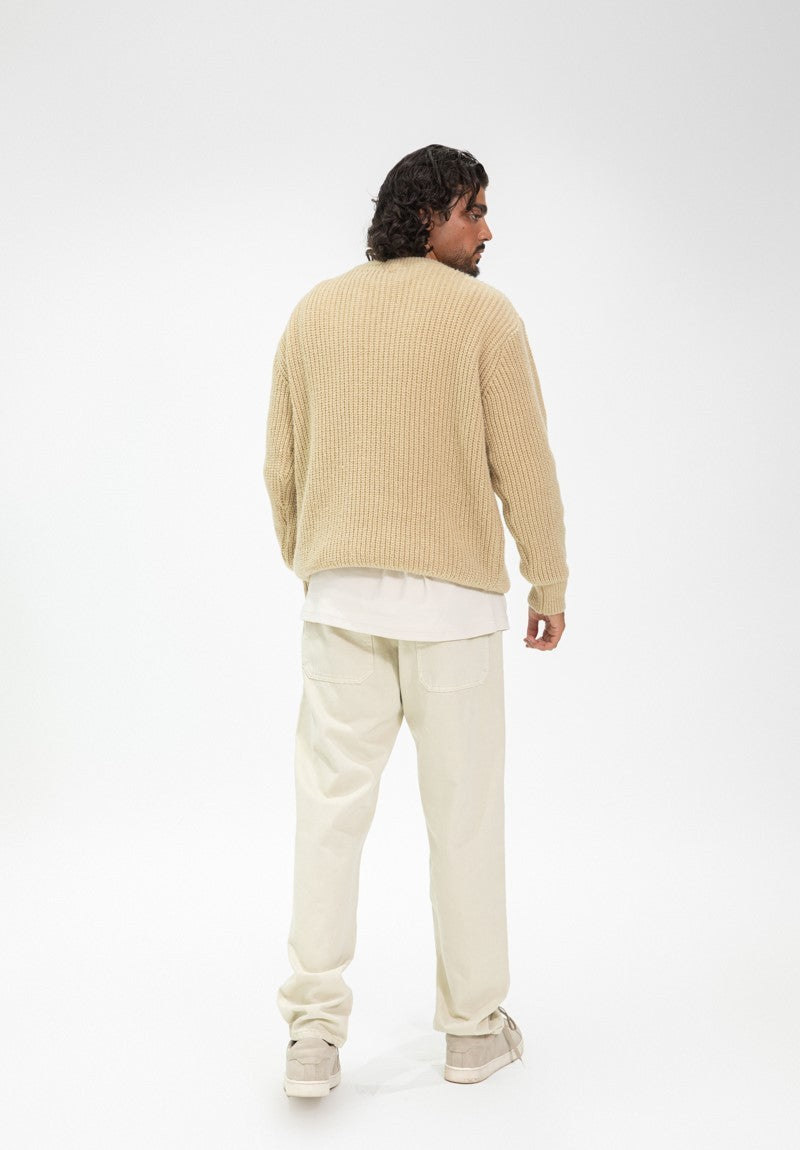 Pull maille épaisse cotelée - Frilivin