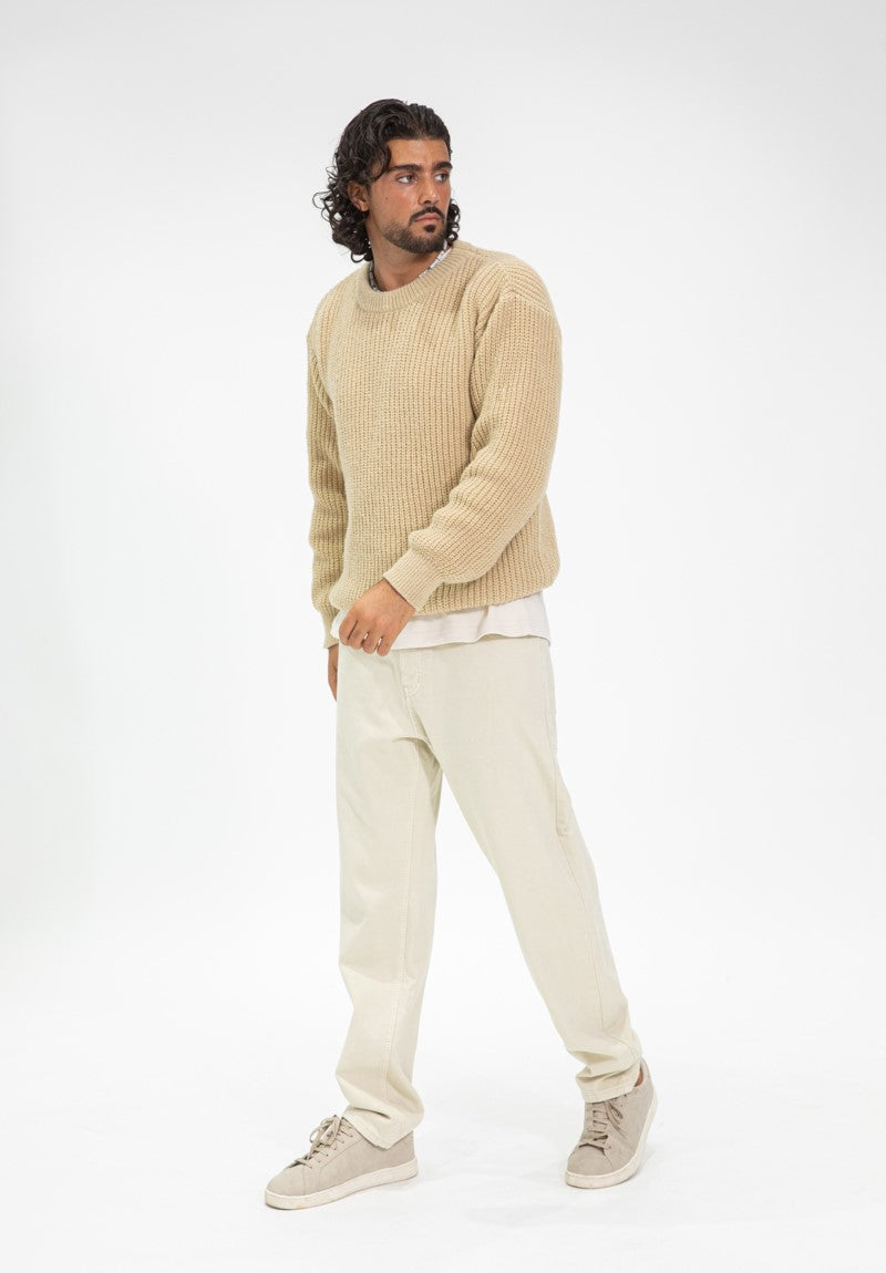 Pull maille épaisse cotelée - Frilivin