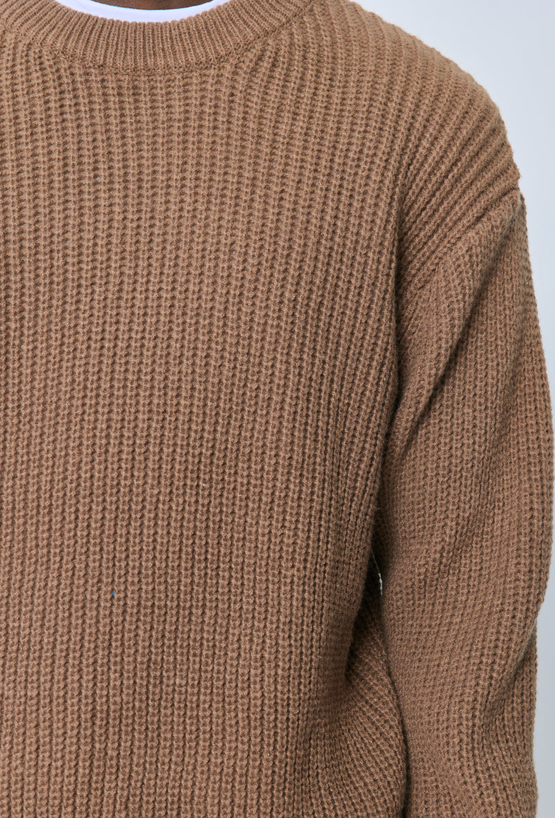 Pull maille épaisse cotelée - Frilivin