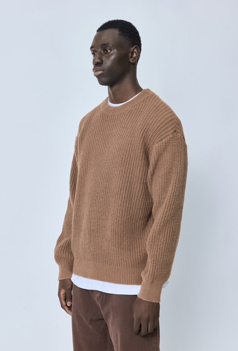 Pull maille épaisse cotelée - Frilivin