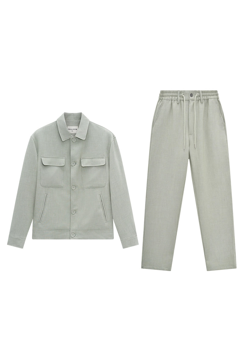 Ensemble pantalon uni
