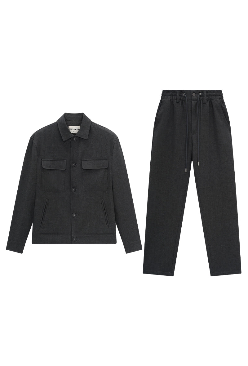 Ensemble pantalon uni