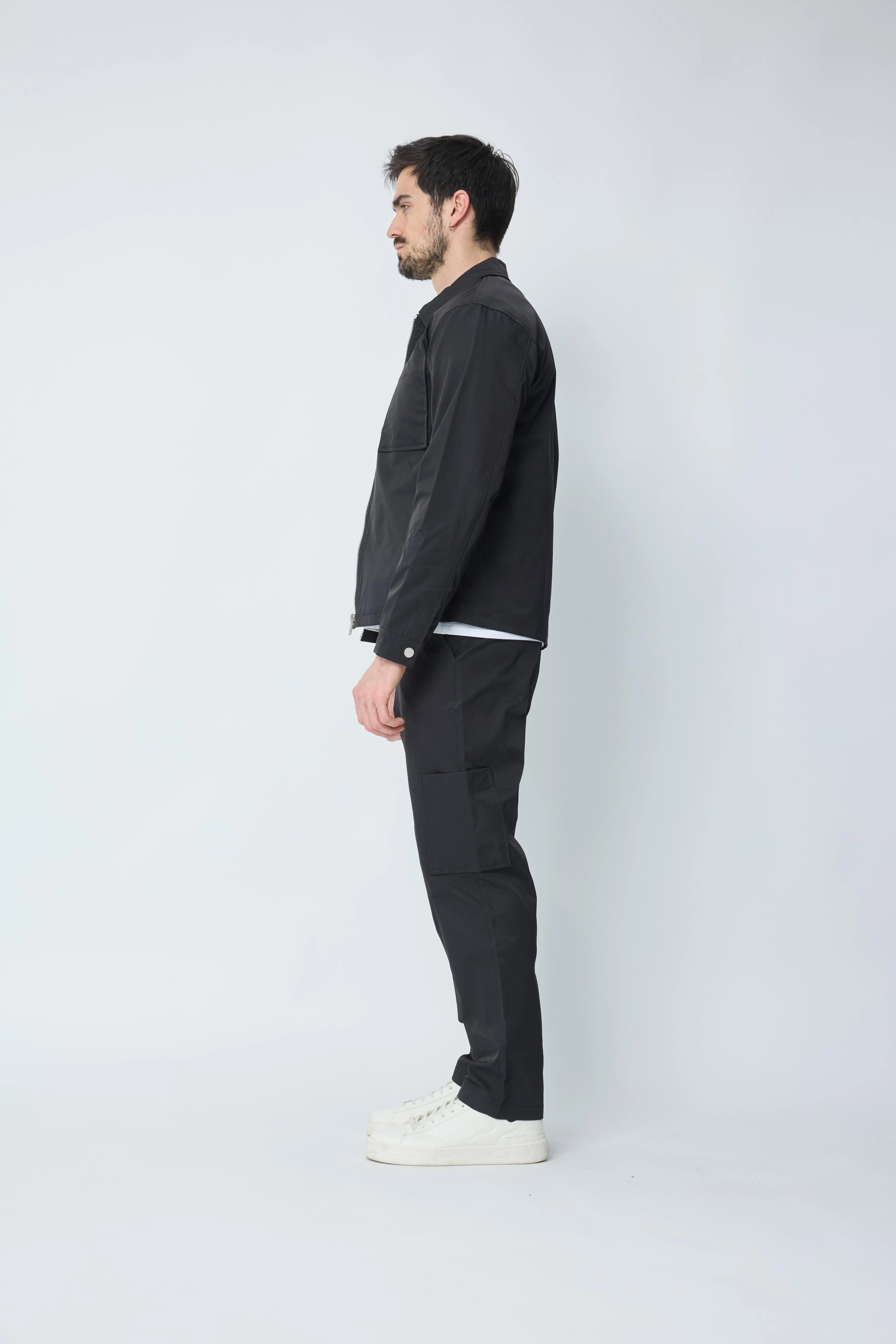Ensemble veste et pantalon à poche uni