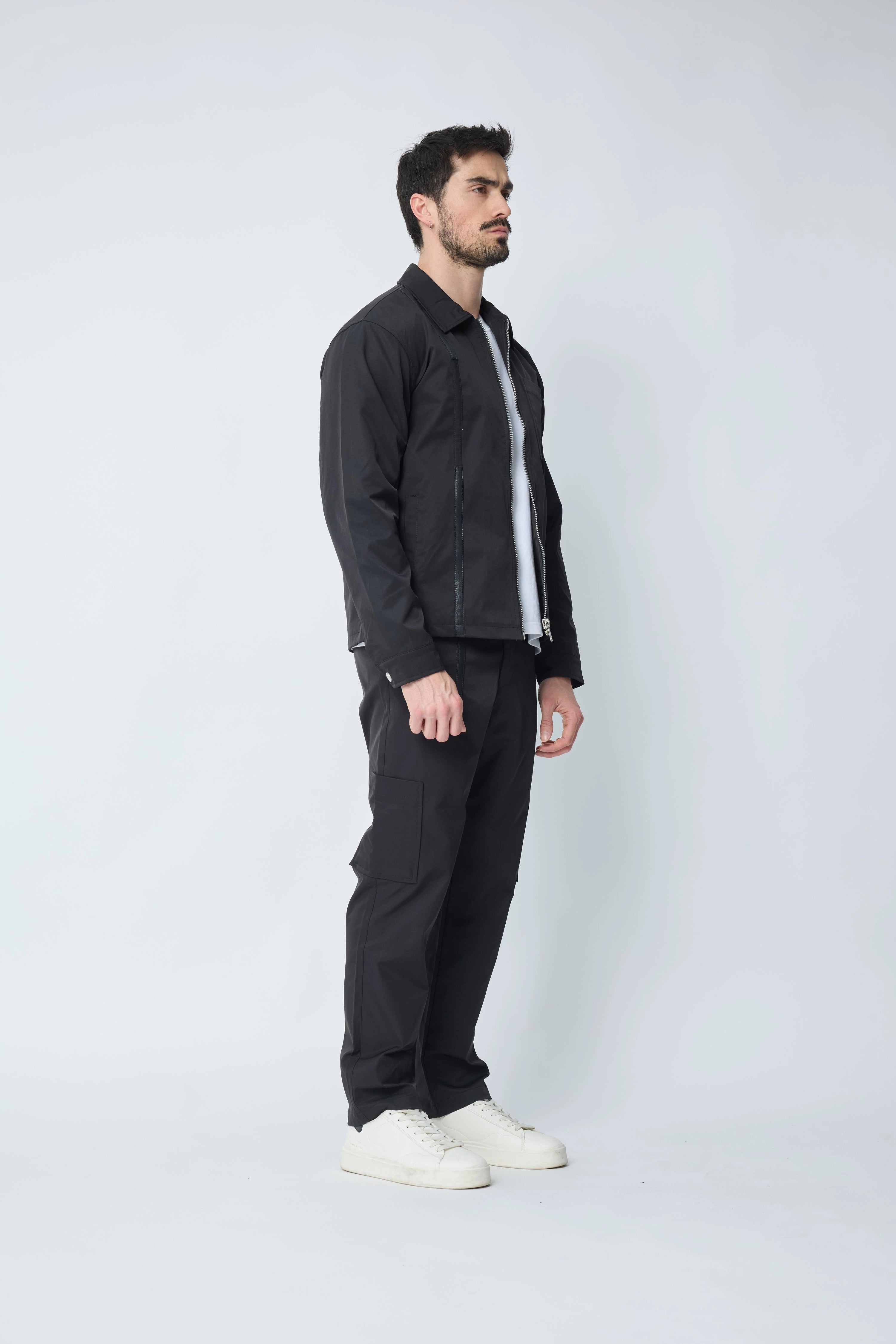 Ensemble veste et pantalon à poche uni