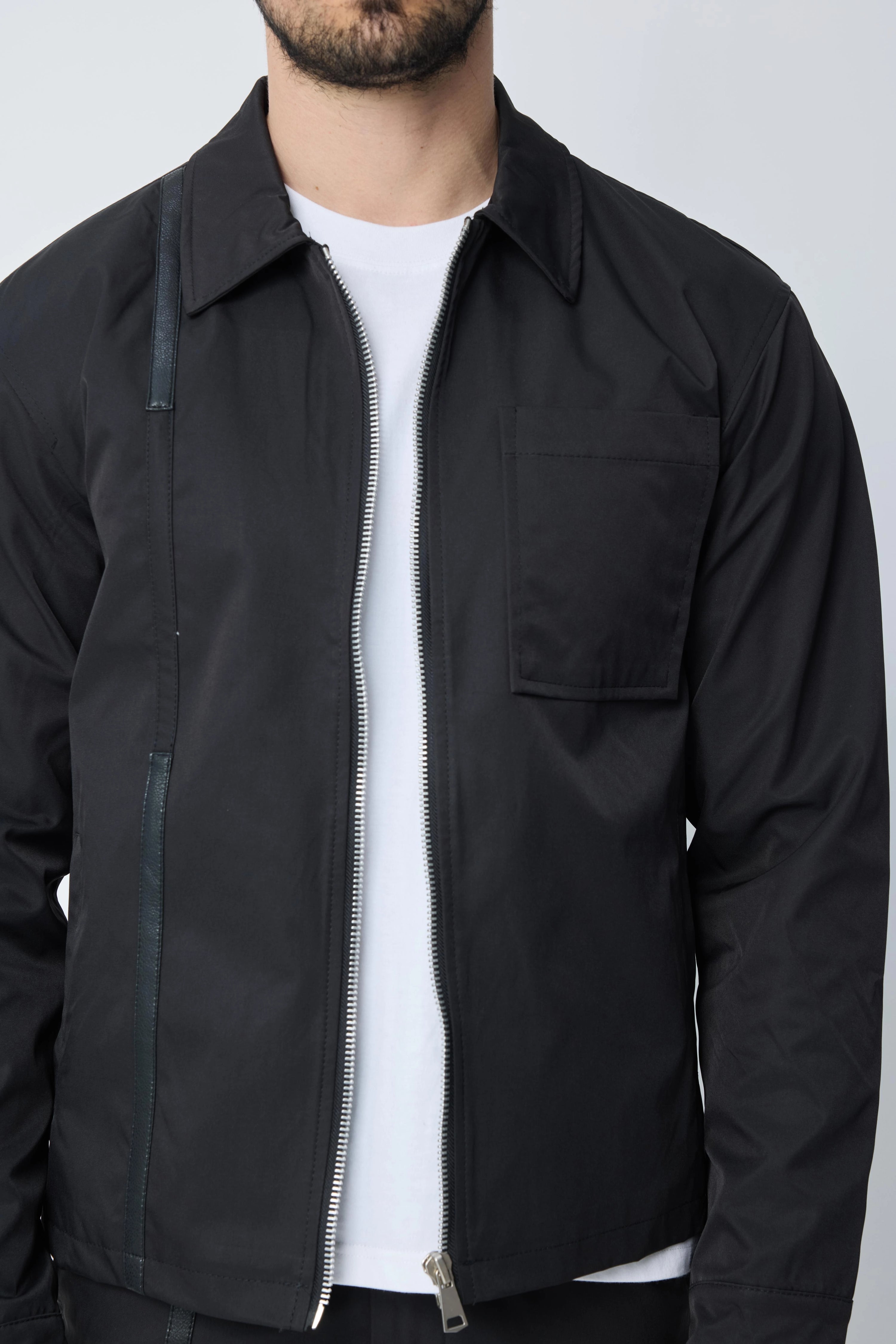 Ensemble veste et pantalon à poche uni