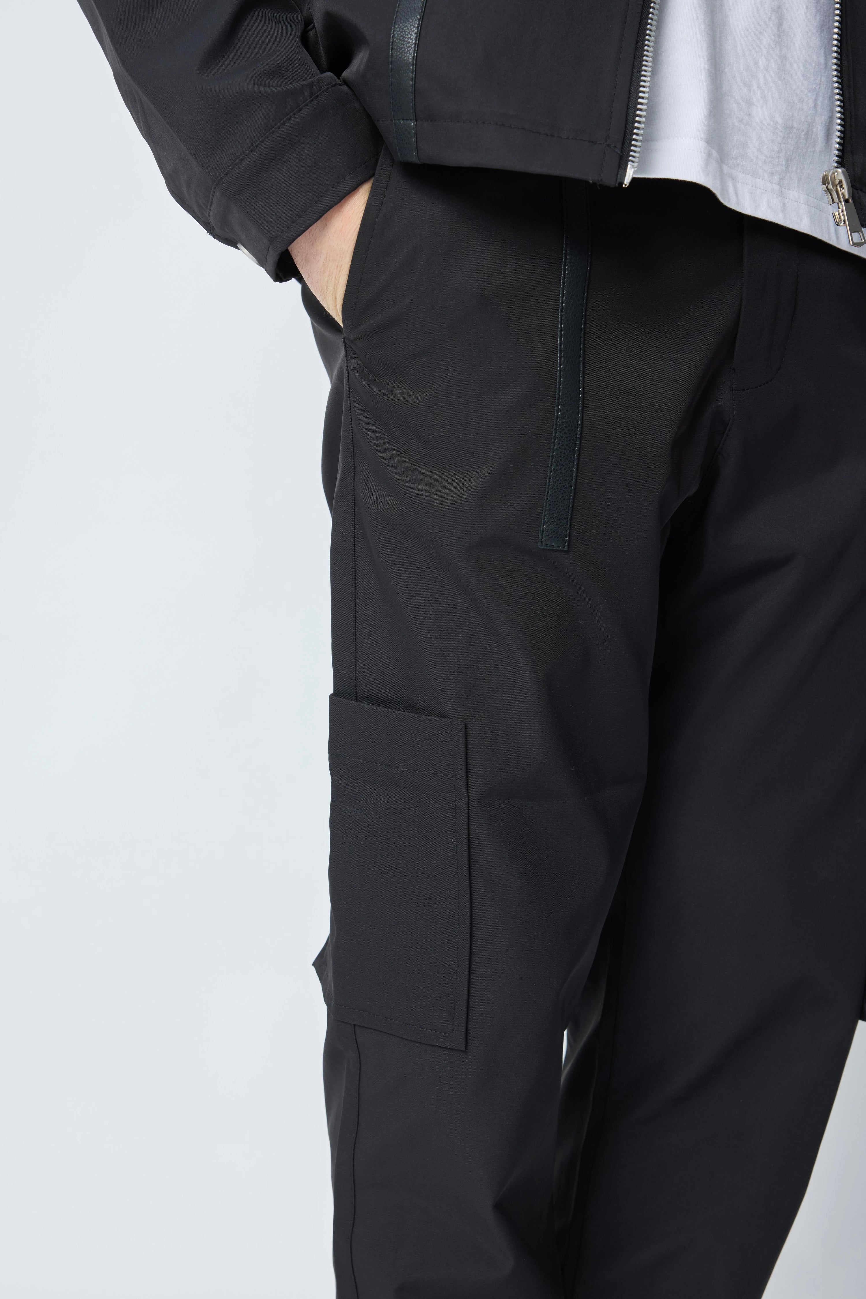 Ensemble veste et pantalon à poche uni
