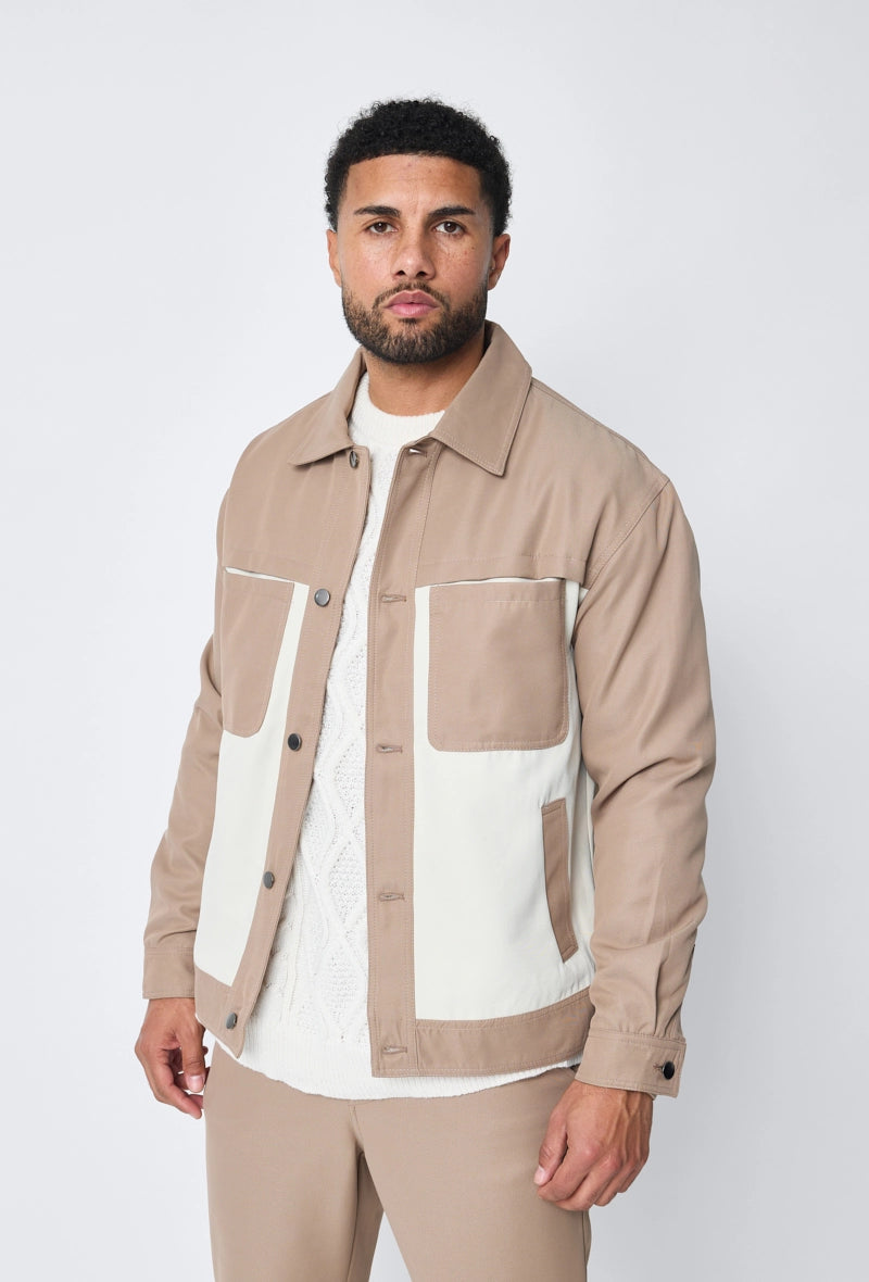 Ensemble veste et pantalon bi couleur – Frilivin - Main Image