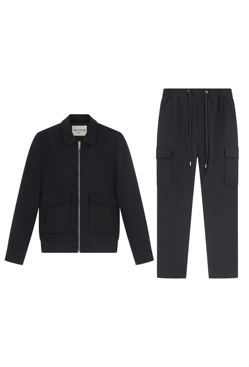 Ensemble veste et pantalon à poches