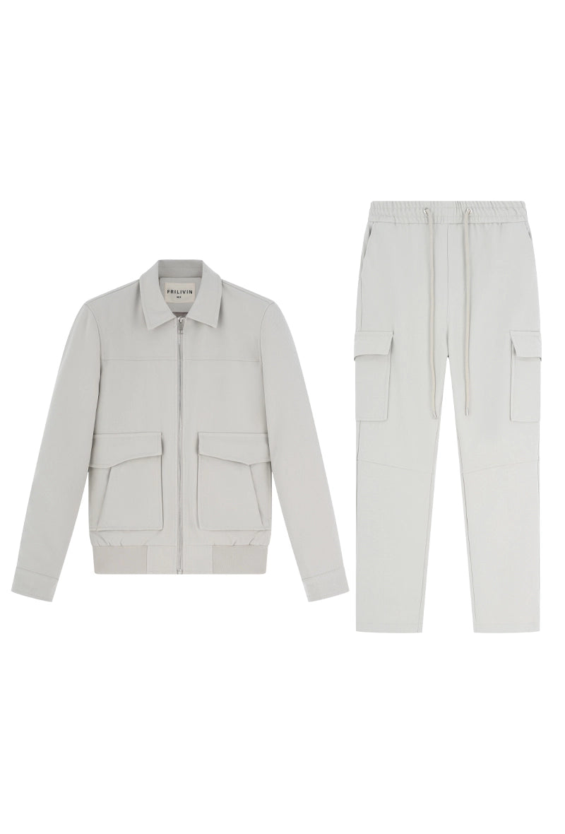 Ensemble veste et pantalon à poches