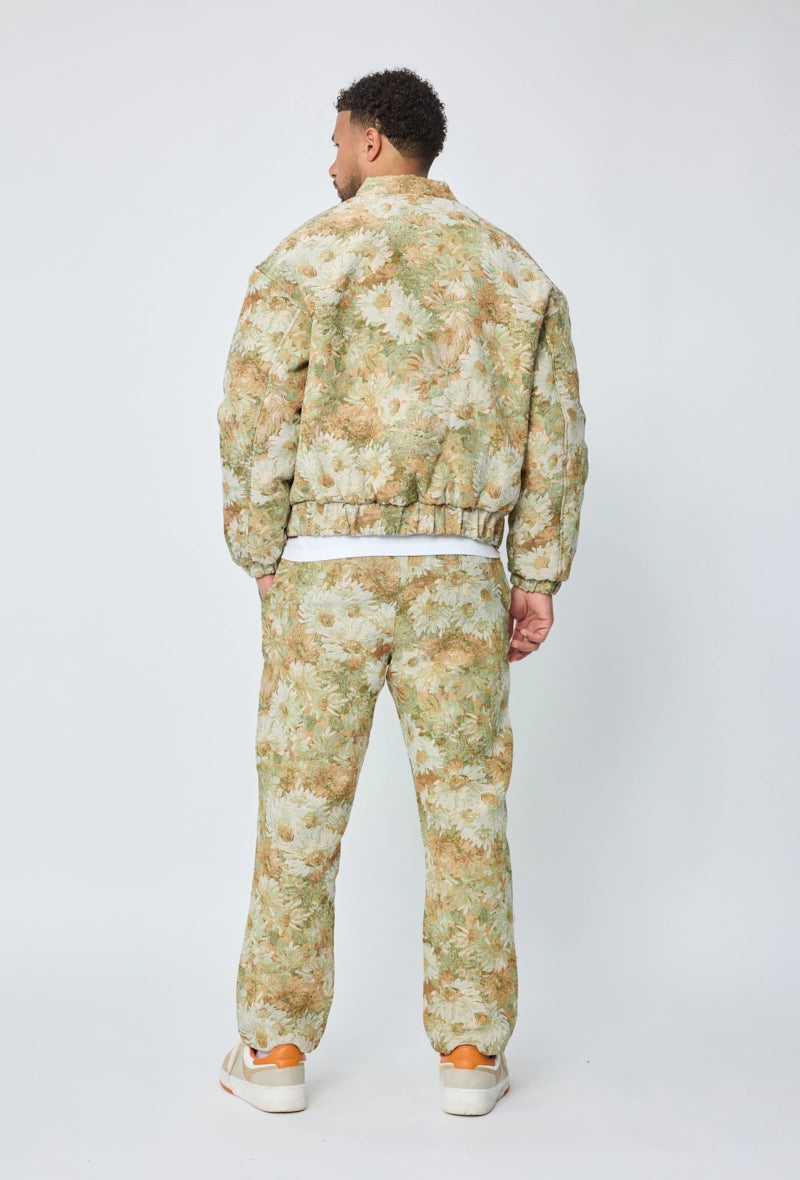Veste bombers fleurie