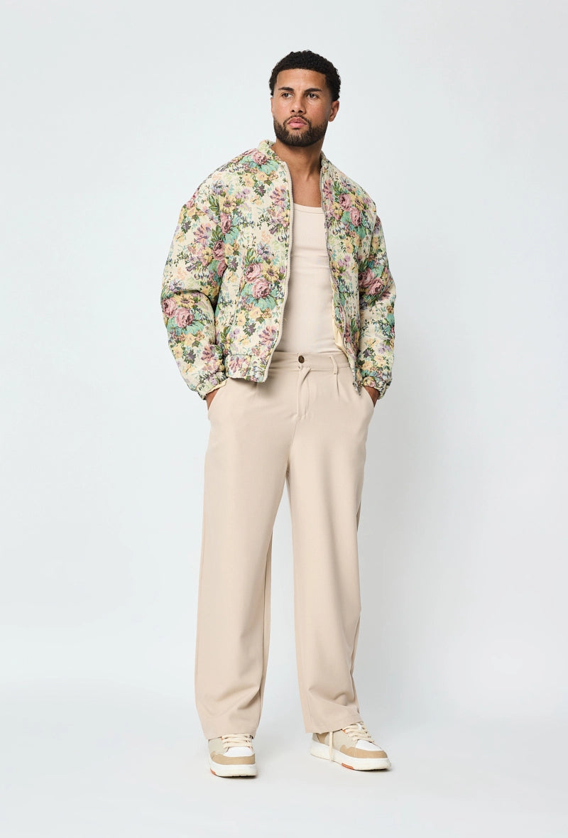 Veste bombers fleurie