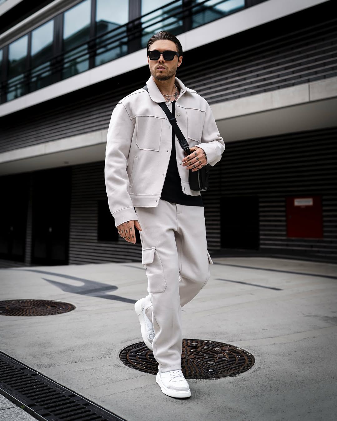 Ensemble veste pantalon uni