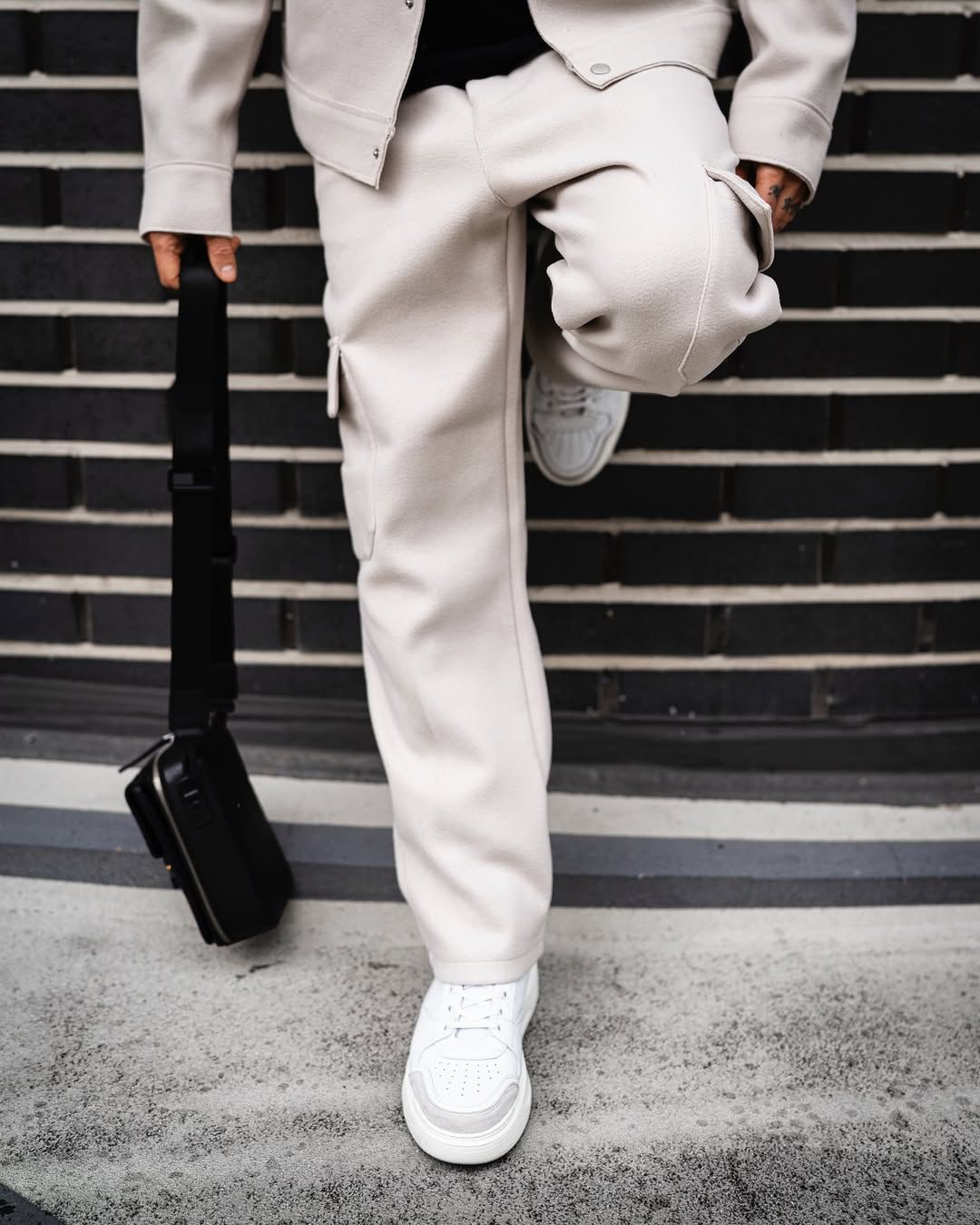 Ensemble veste pantalon uni