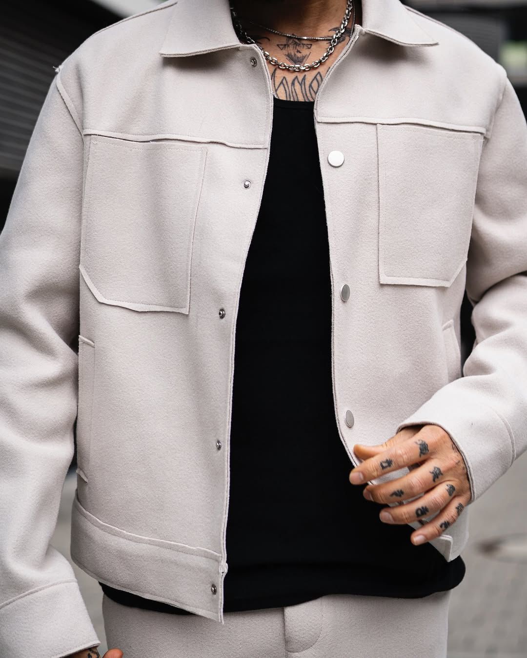 Ensemble veste pantalon uni