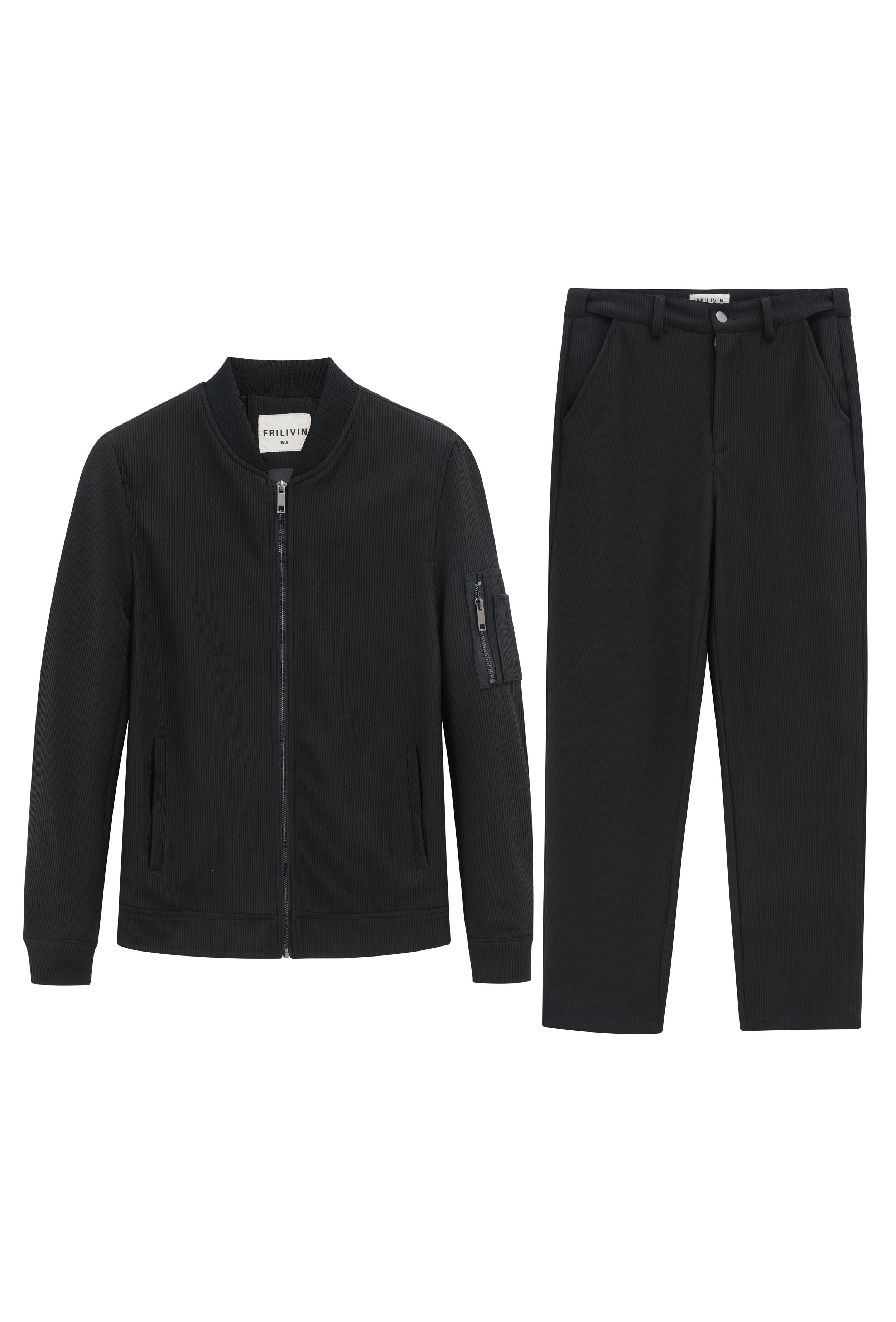 Ensemble veste pantalon uni