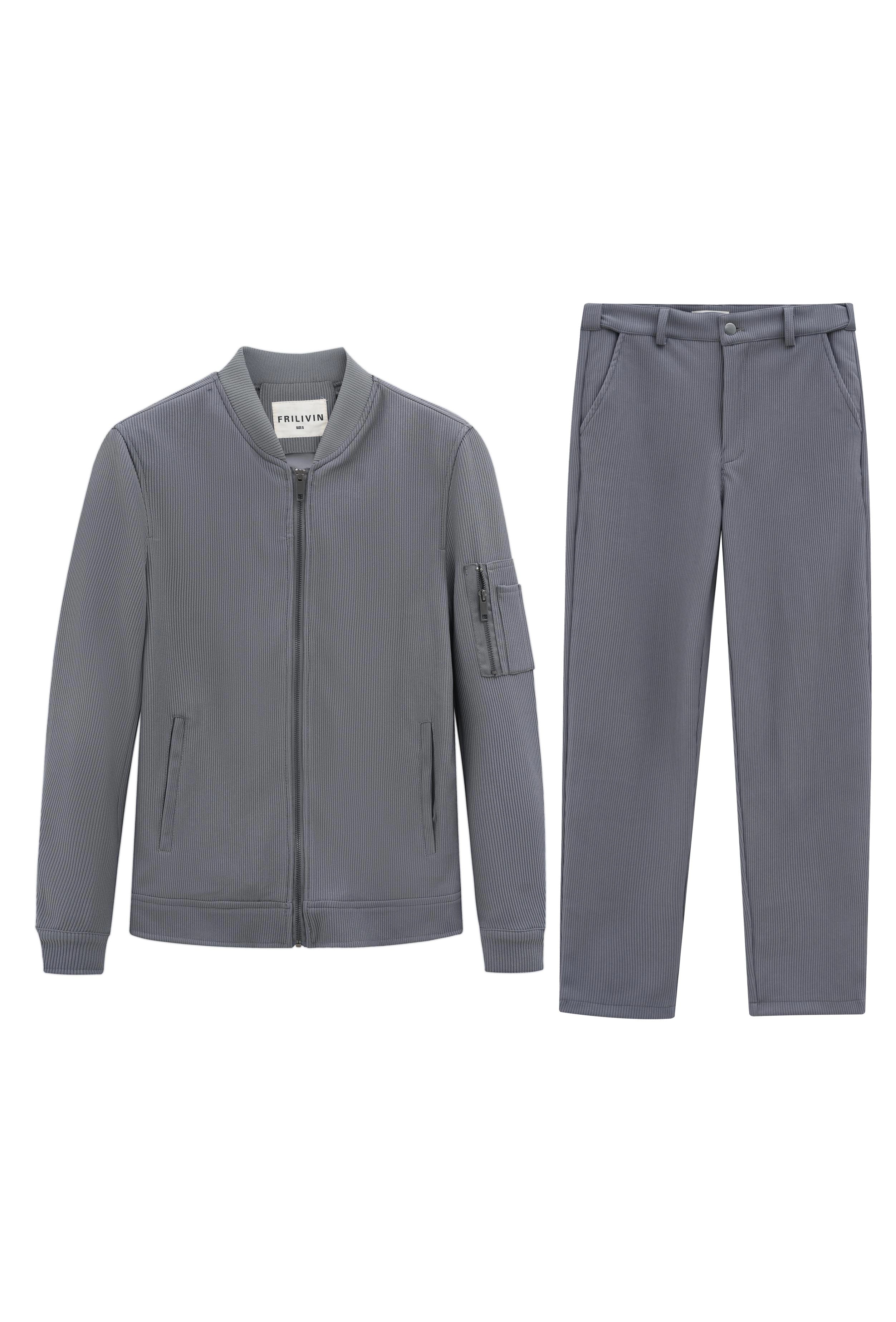 Ensemble veste pantalon uni
