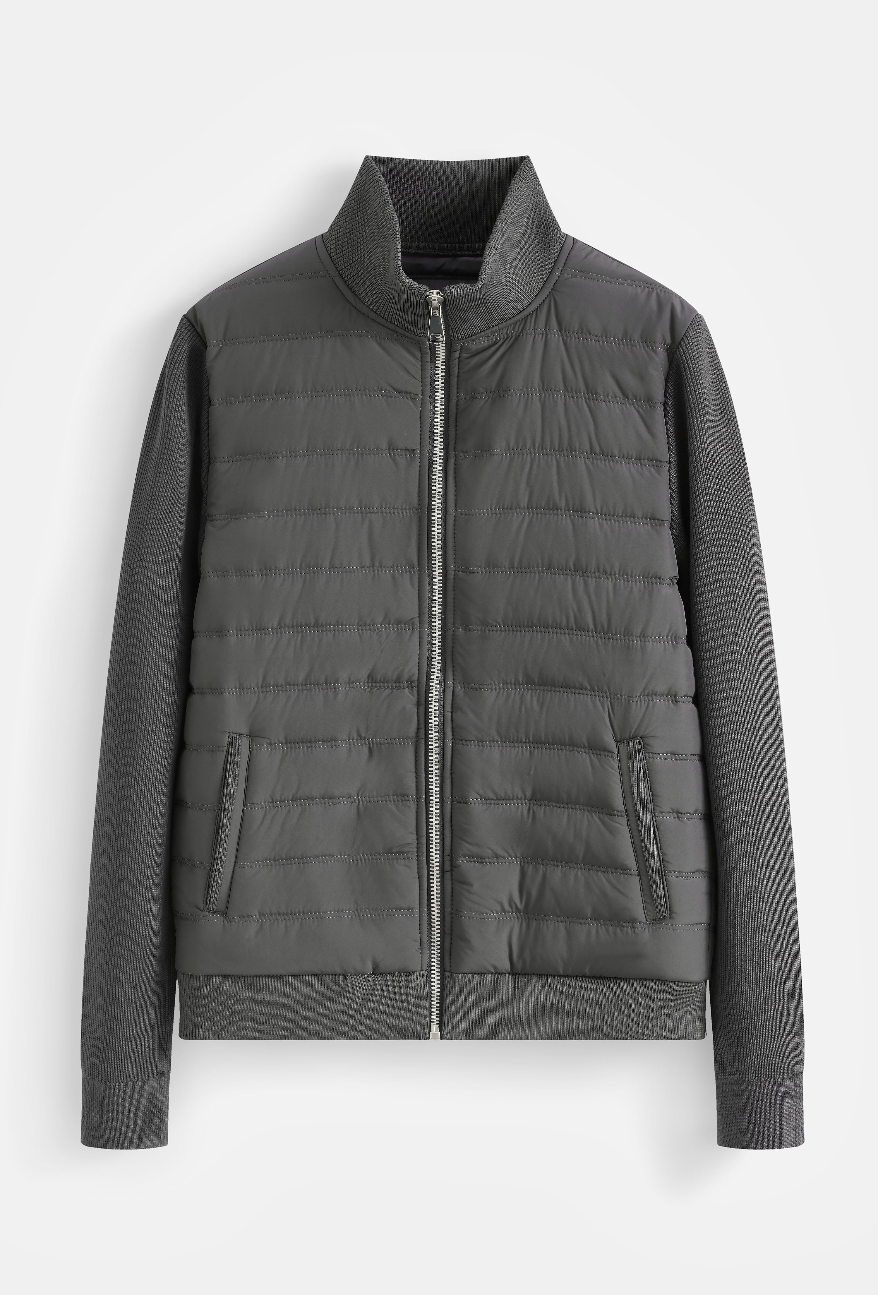 Veste hybrid matelassée zippée