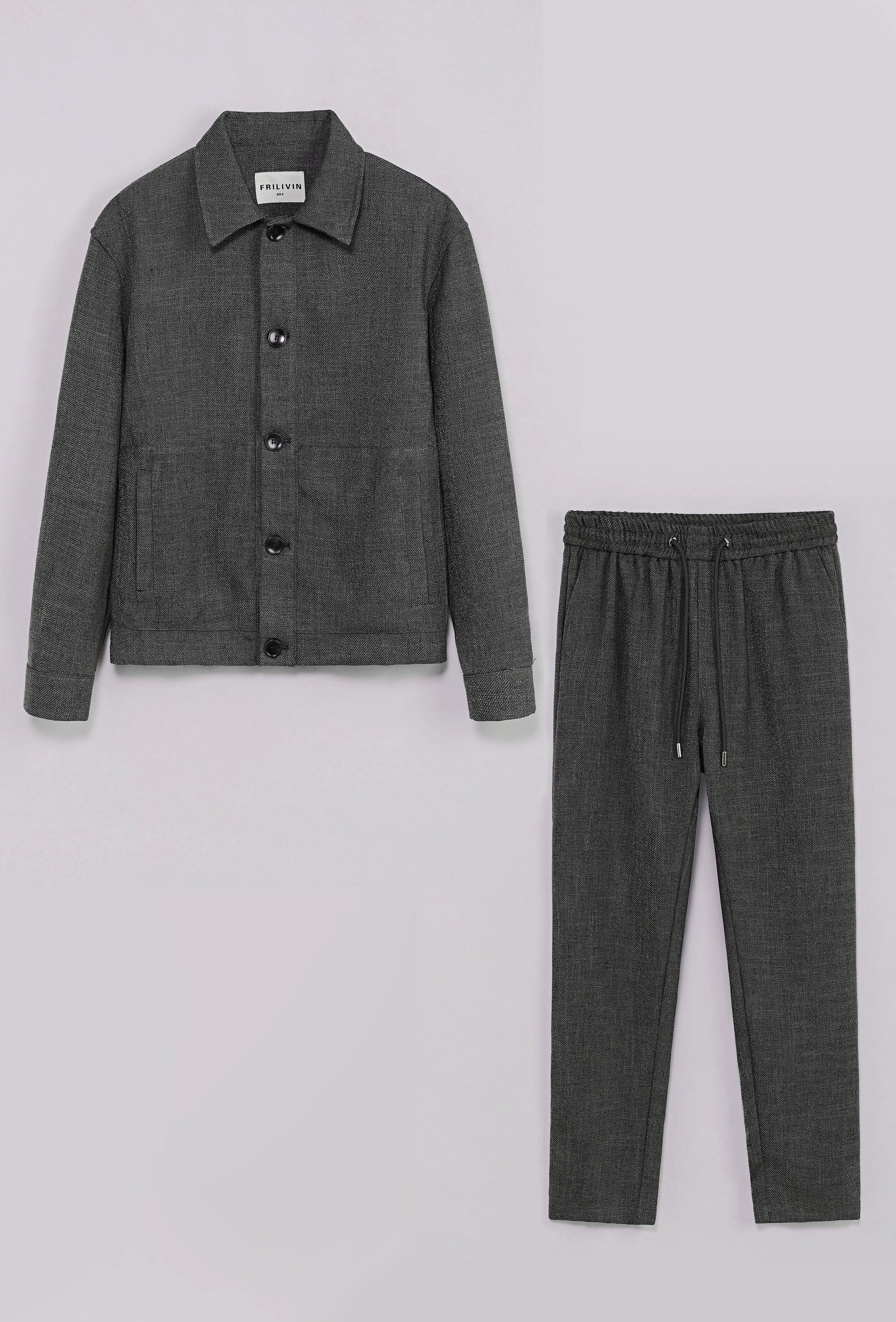 Ensemble veste et pantalon uni
