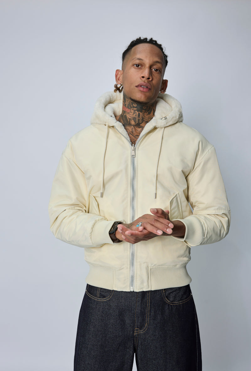 Veste capuche zippée hiver
