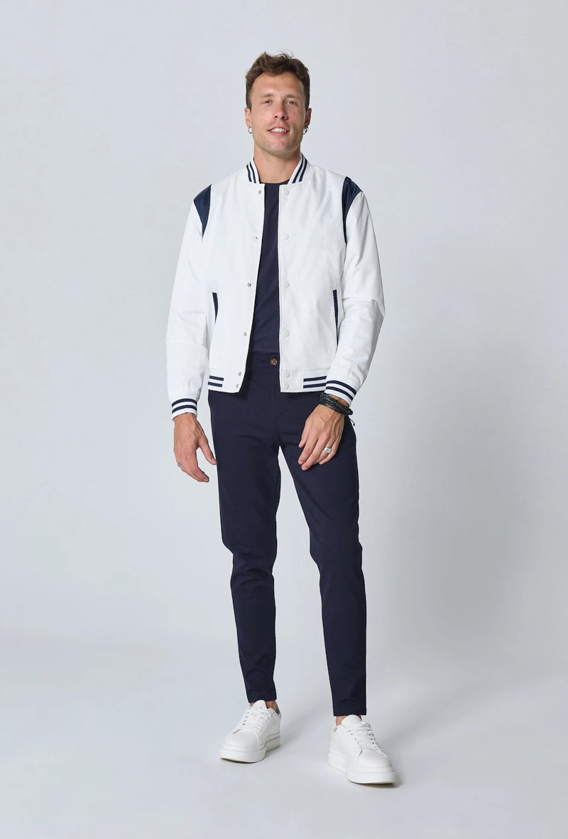 Veste style bombers bi couleur