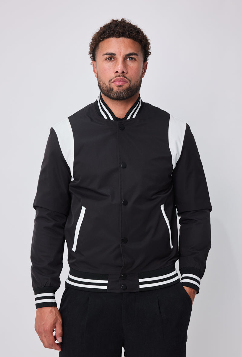 Veste style bombers bi couleur