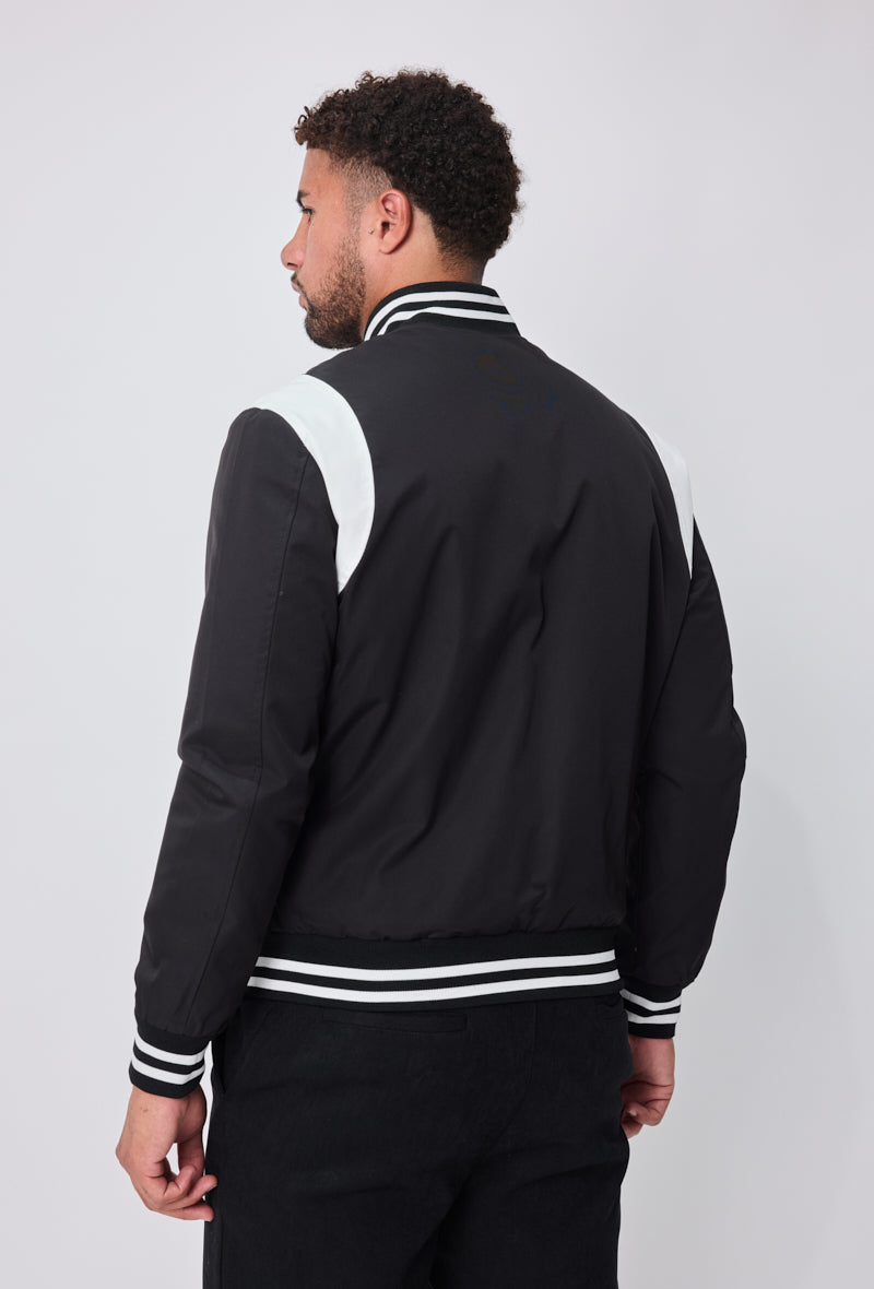 Veste style bombers bi couleur