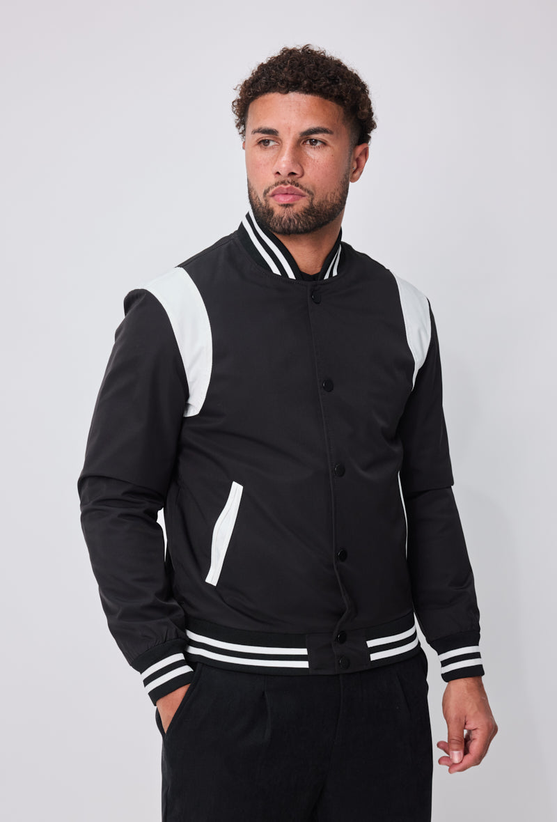 Veste style bombers bi couleur