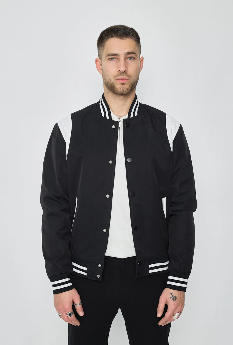 Veste style bombers bi couleur
