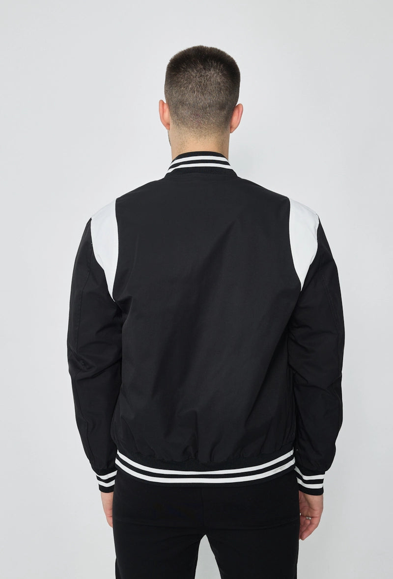 Veste style bombers bi couleur