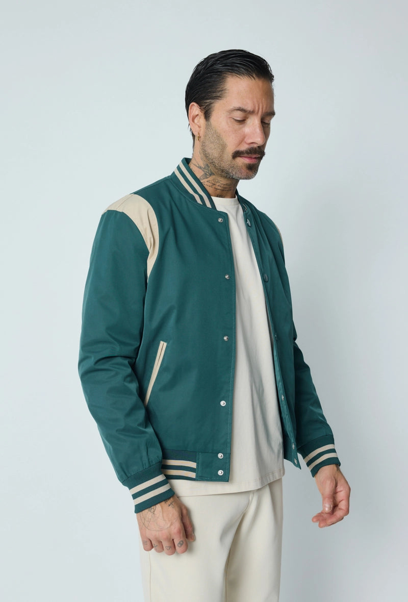 Veste style bombers bi couleur