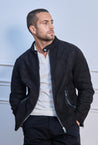 Veste biker simili daim - Frilivin