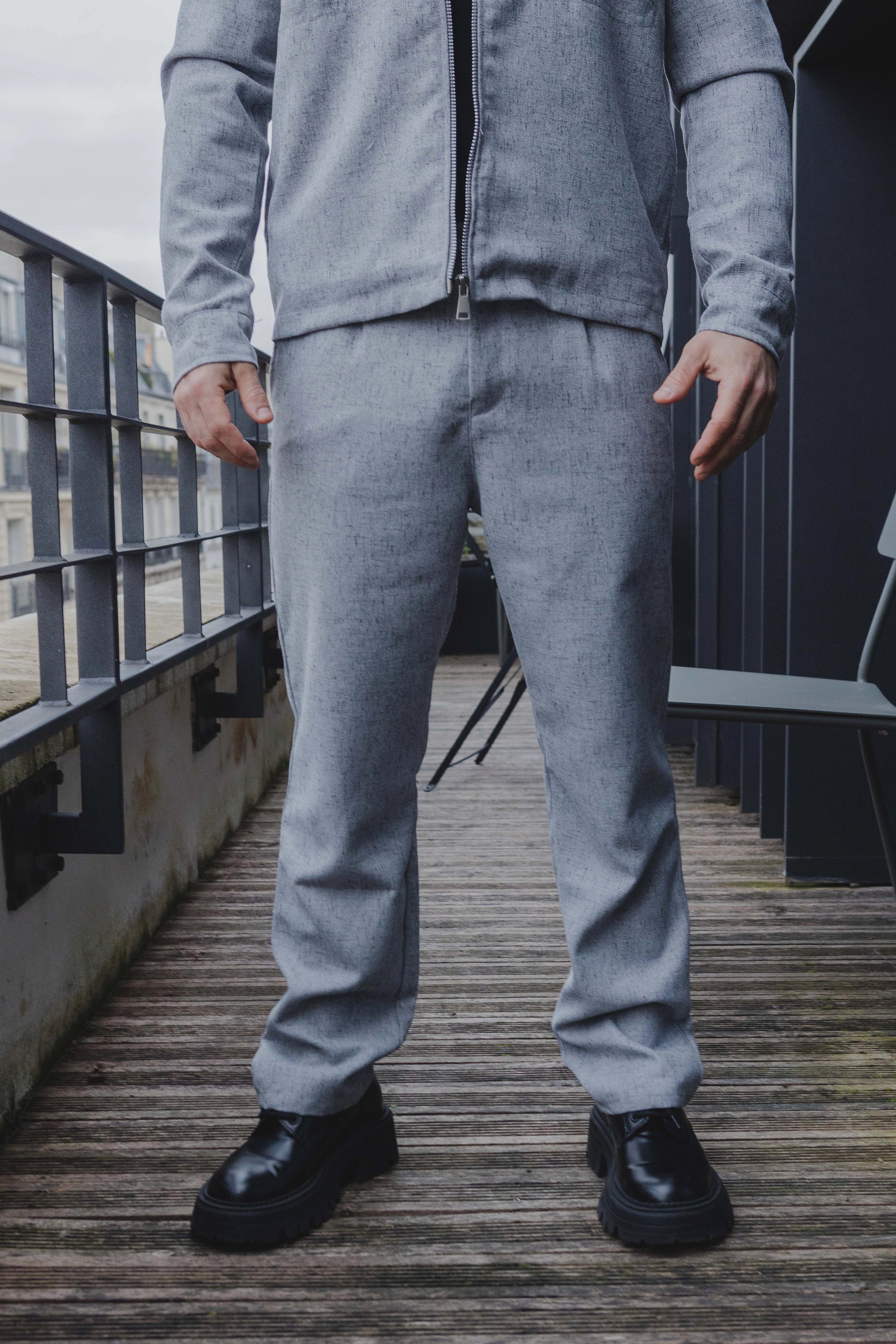 Ensemble pantalon uni