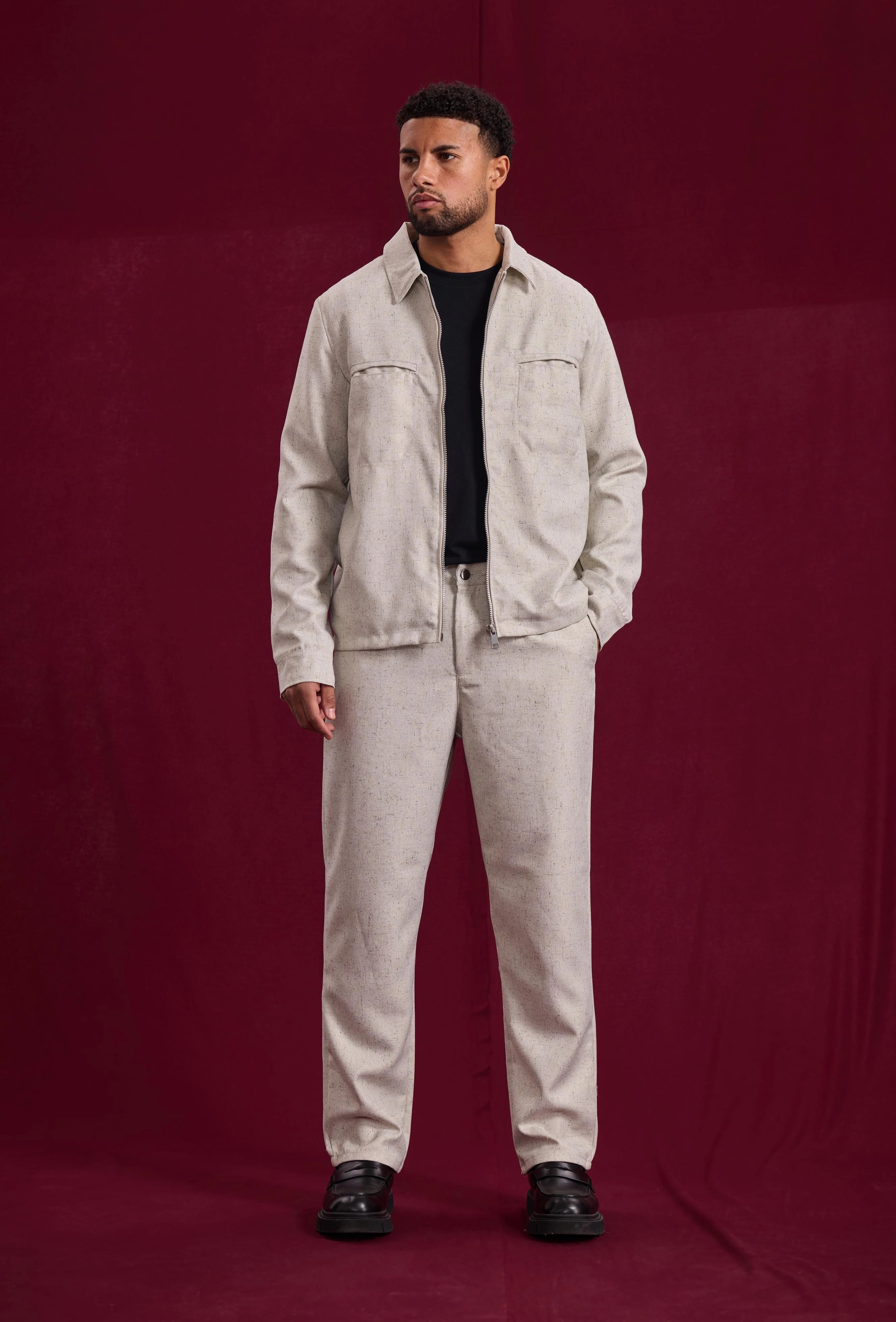 Ensemble pantalon uni