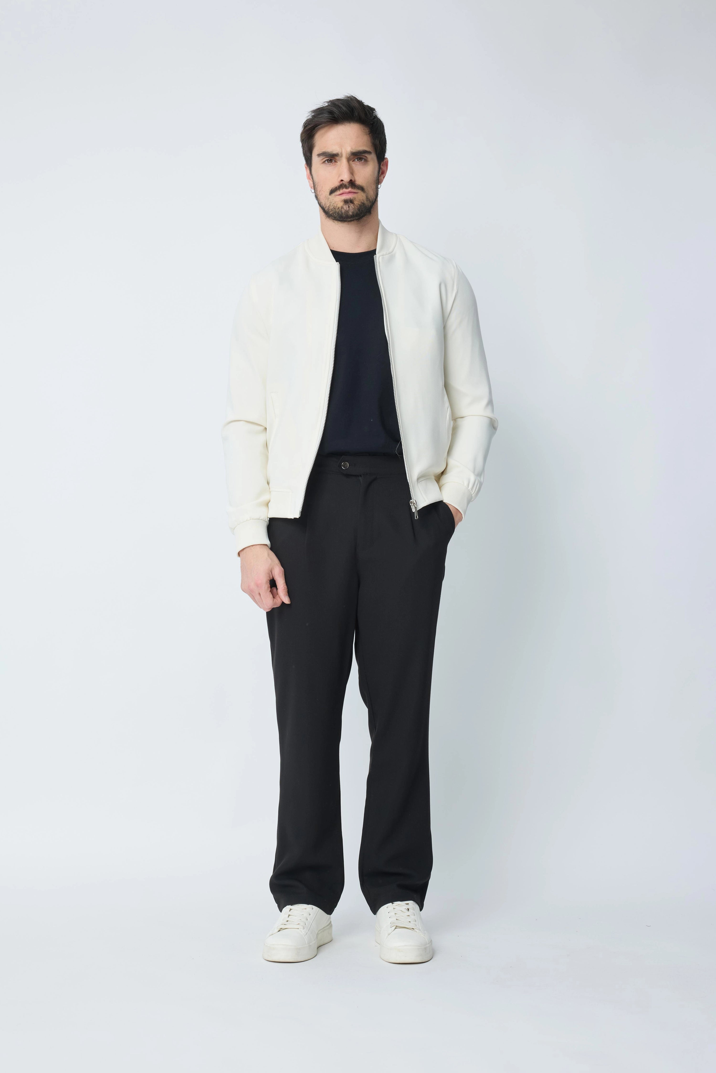 Veste unie sans capuche