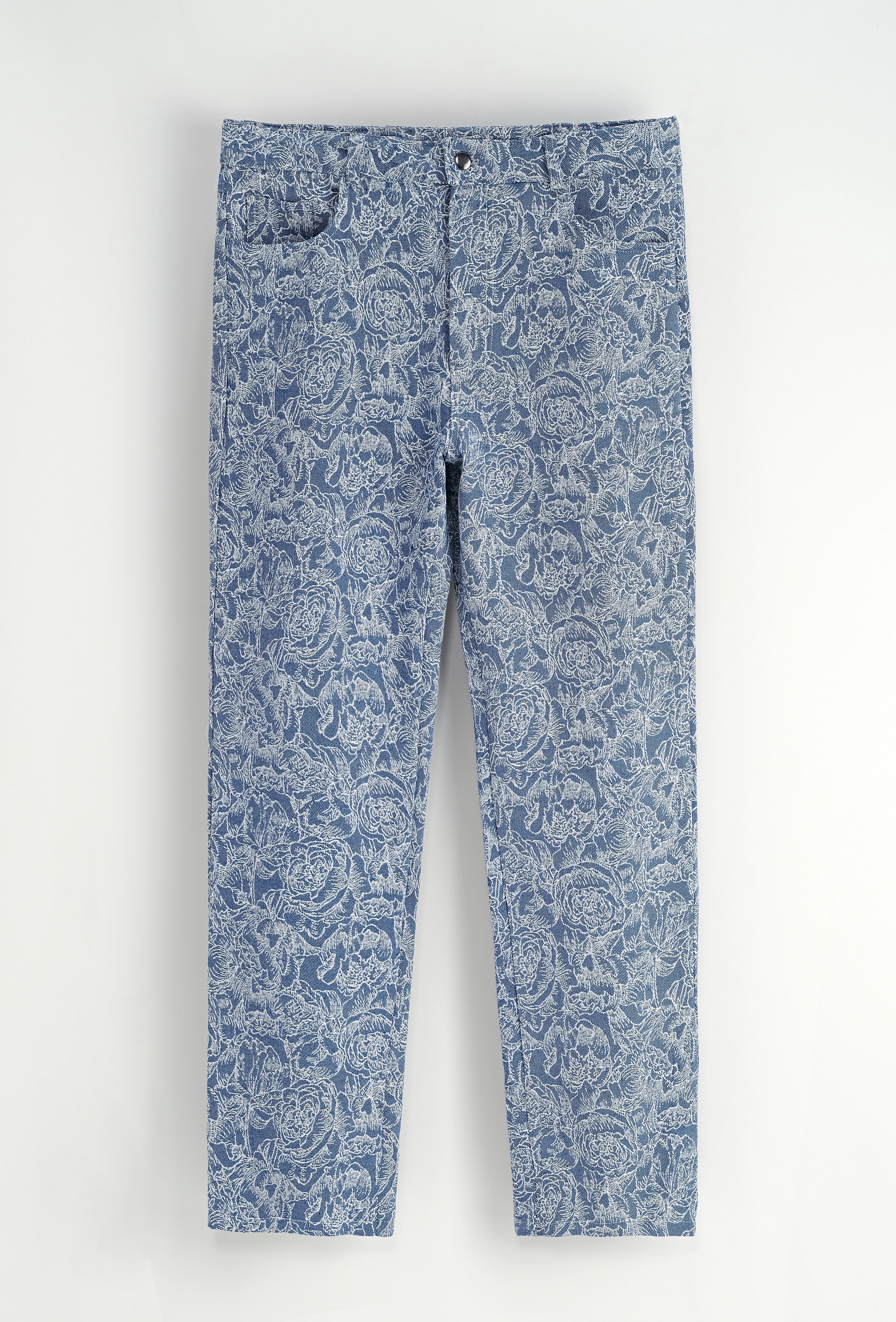 Ensemble veste sans capuche et pantalon à motif fleuri