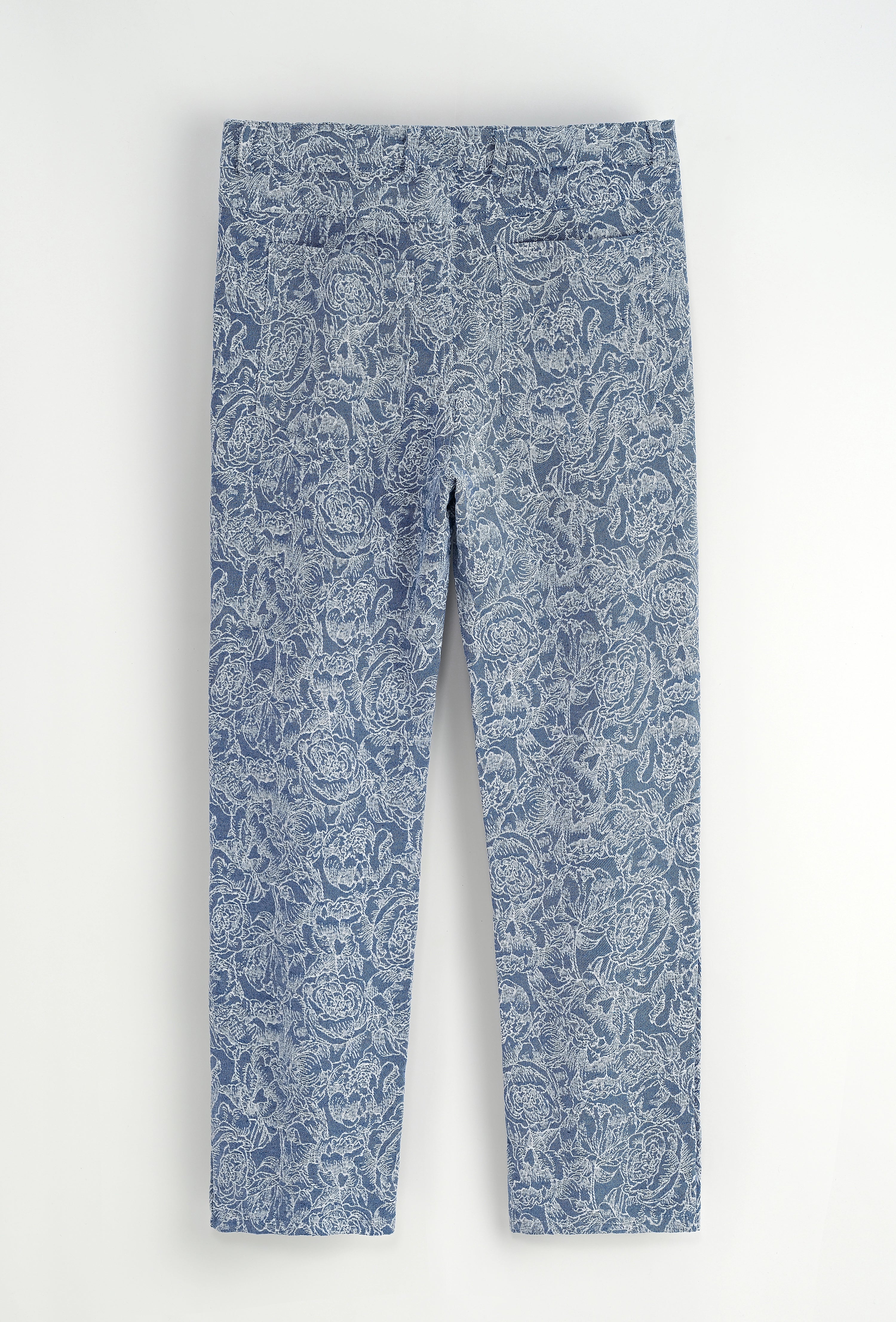 Ensemble veste sans capuche et pantalon à motif fleuri