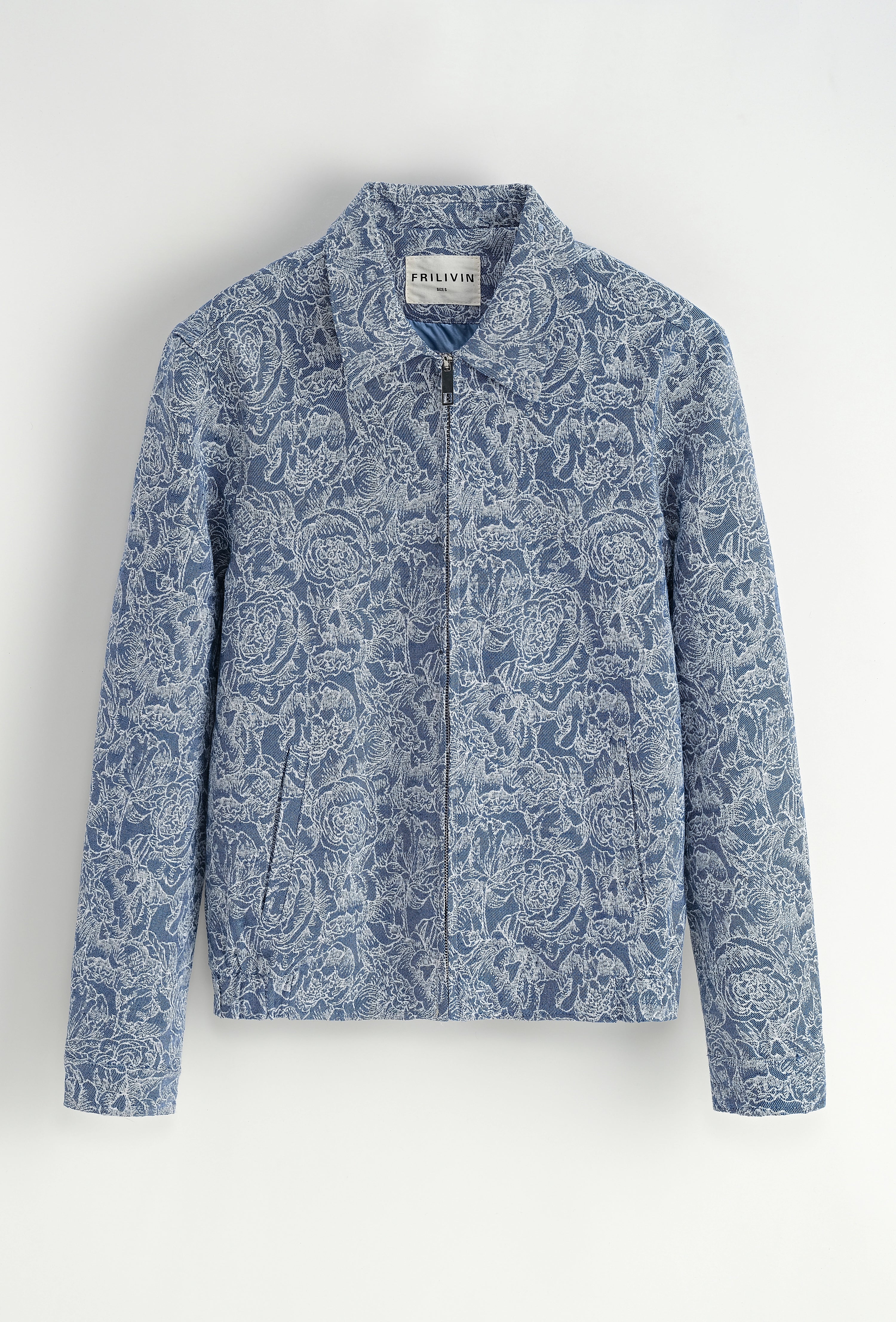 Ensemble veste sans capuche et pantalon à motif fleuri